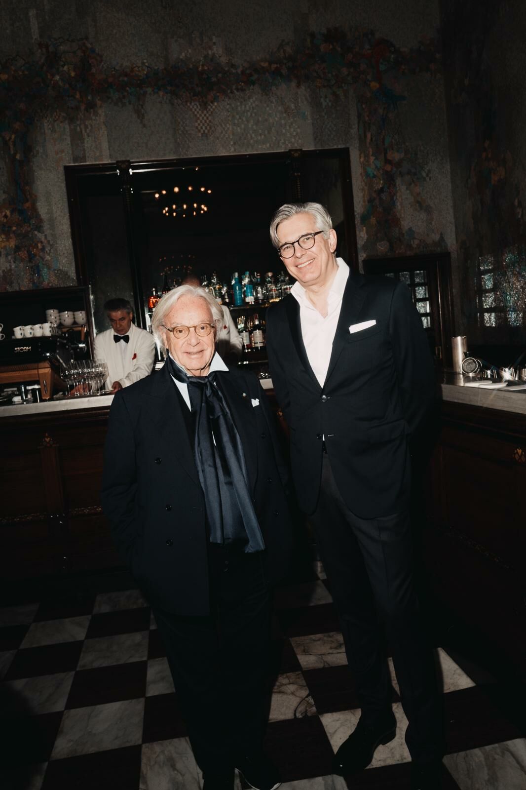 Diego Della Valle und Michael Kliger in Mailand