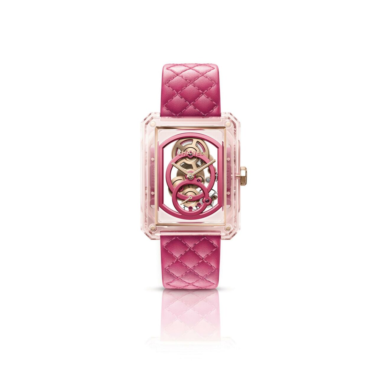 Chanel Boyfriend-Skeleton X-Ray Pink Edition